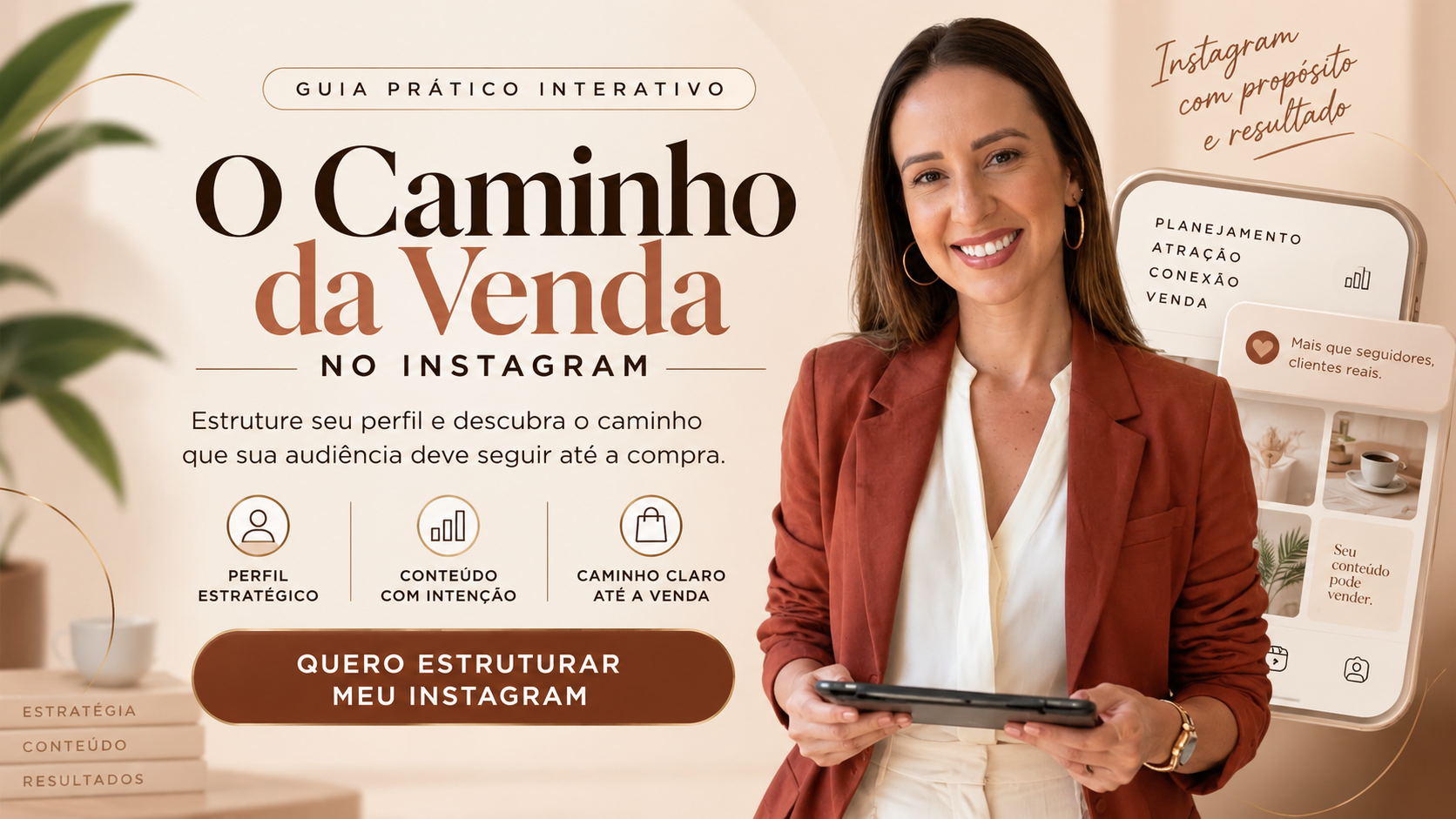 O Caminho da Venda no Instagram — guia prático interativo